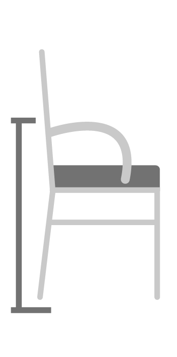 Altura dos braços